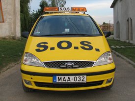 Ford Galaxy 2004, SOS autómentő  autódekoráció, autó dekoráció (MMM Trans Kft.)