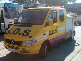 Mercedes Sprinter 2005, SOS autómentő  autódekoráció, autó dekoráció (Mobile Truck Kft.) 