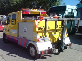 Mercedes Sprinter 2005, SOS autómentő  autódekoráció, autó dekoráció (Mobile Truck Kft.) 