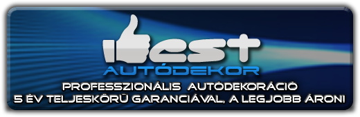 Professzionális autódekoráció, 5 év teljeskörű garanciával, a legjobb áron!